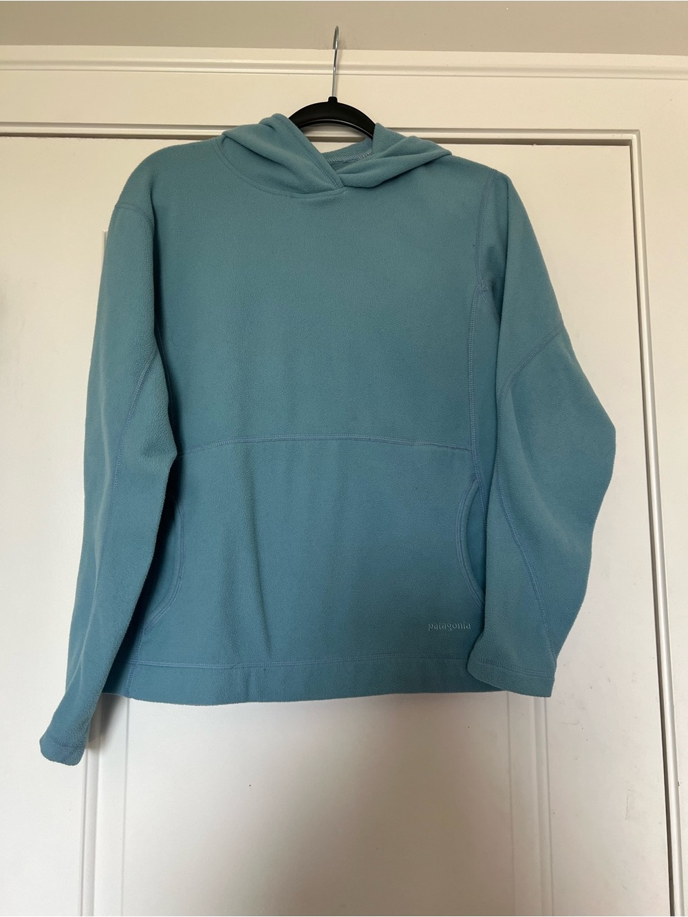 Patagonia Fleece Teal Crewneck Hoodie Sweater